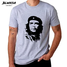 Camiseta BLWHSA Che Guevara Hero para hombre, Camiseta estampada de alta calidad, camisetas de manga corta 100% algodón, camiseta Hipster con patrón, ropa fresca para hombre