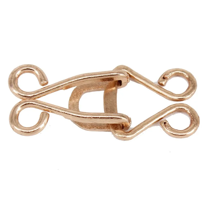 100set-Gold-Tone-Metal-35mm-x-15mm-Closure-Waist-Extender-Hooks-Eyes-Clasps-Sewing-On-Garment