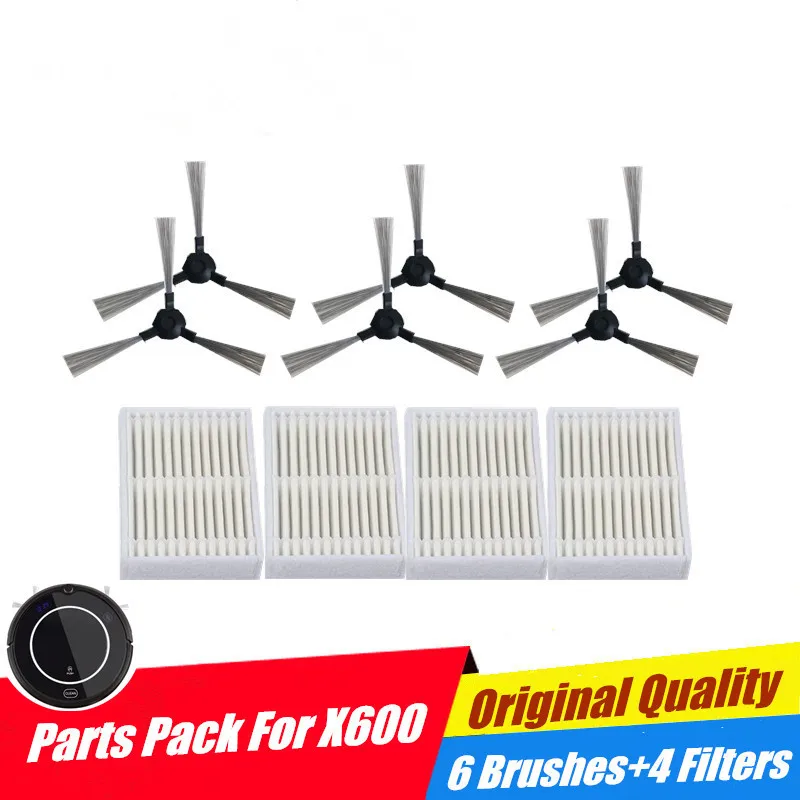 Vacuum Cleaner Parts 100% True 6pcs Replacement Hepa Filter For Panda X600 Pet Kitfort Kt504 For Robotic Robot Vacuum Cleaner Accessories Latest Technology