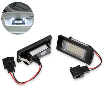 

KATUR 2pcs Super Bright Led License Plate Lights For Audi B8 Model AA/S4 Q5 2008-2015