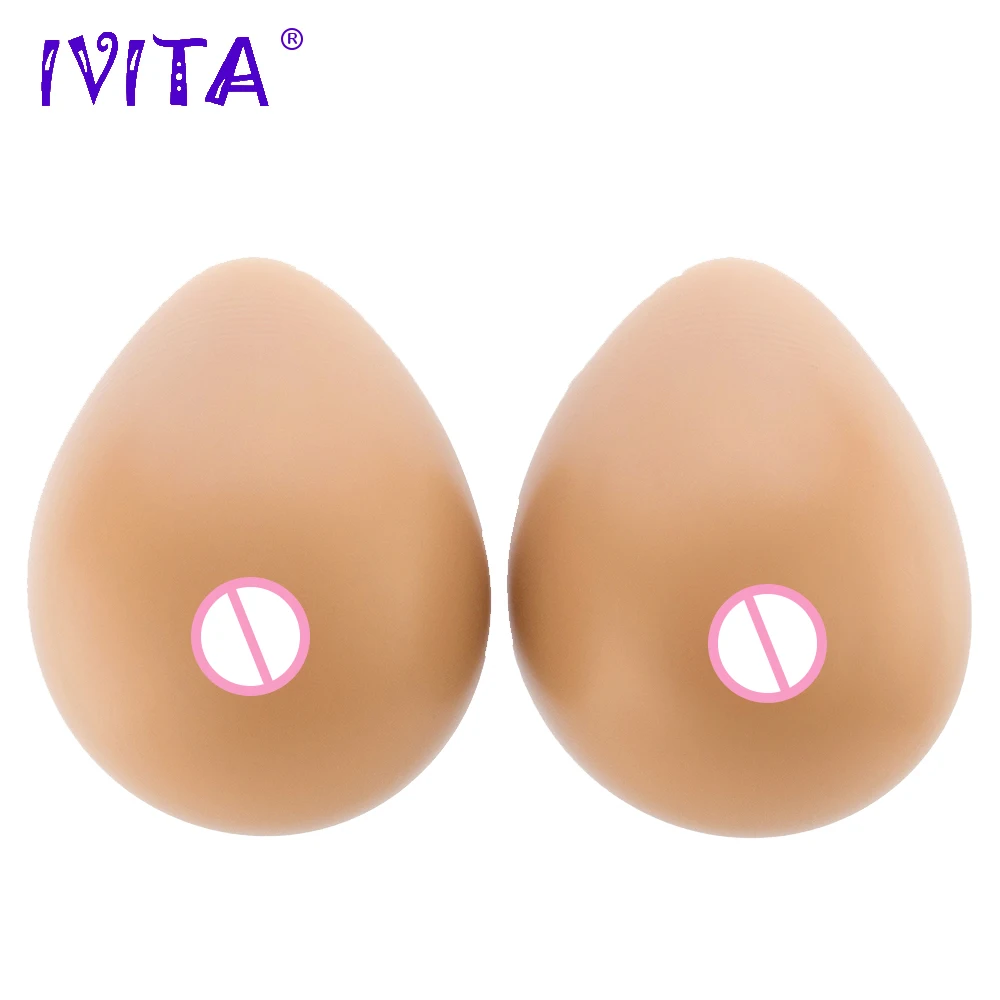 

IVITA 1400g Realistic Silicone Breast Forms Fake Boobs For Crossdresser Drag Queen Transsexual Transvestite Mastectomy Cosplay