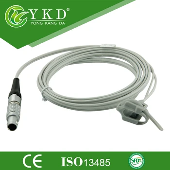 

Metal 5 pin 9ft neonatal wrap silicone spo2 sensor for CSI monitor