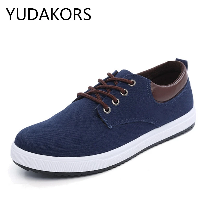 

YUDAKORS 2018 New Spring Vulcanized shoes Classic Designer Breathable Mens sneakers Retro Style Comfortable Canvas Shoes YD62