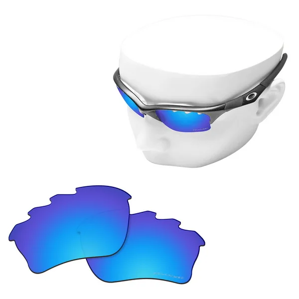 Blue Mirror OOWLIT Анти-Царапины Сменные линзы для-солнцезащитные очки Oakley половина куртка XLJ вентилируемый травления поляризованных солнцезащитных очков - Цвет линз: Blue Mirror