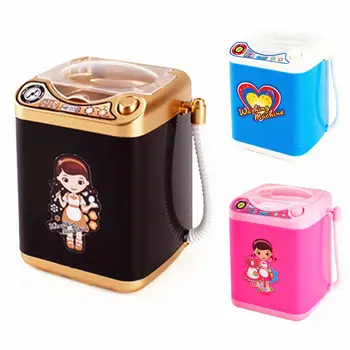 

Electronic Mini Washing Machine Shape Automatic Makeup Brush Cleaner Dries Deep Cleaning Brushes Sponge Powder Puff Tiktok Toy