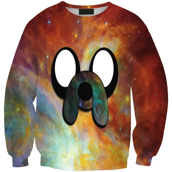 

New arrival fashion Unisex Sweatshirt 3D dog animal print simple Casual white relaxtion oversized Clothes Free shipping