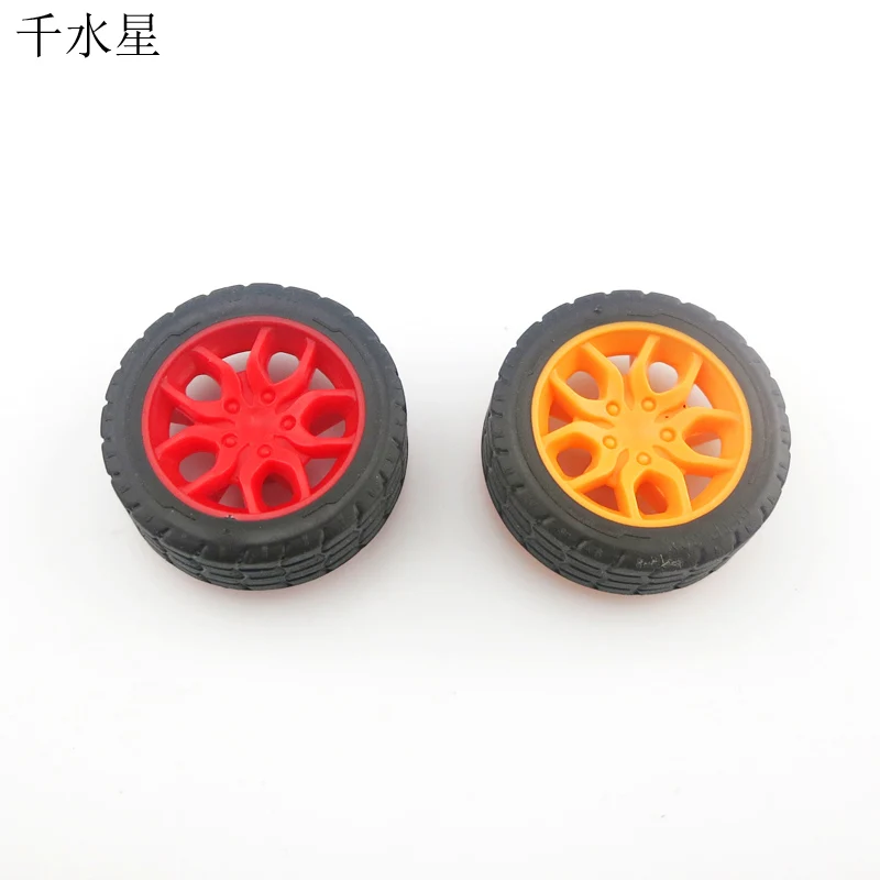2 * 30mm fine texture rubber wheel toy car mold wheel student DIY