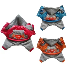 2018 New Pet Dog Clothes Winter Warm Hoodie Coat Jumpsuit Sweater Soft Cozy Clothing for Dogs Puppy Cat Costumes Overalls
