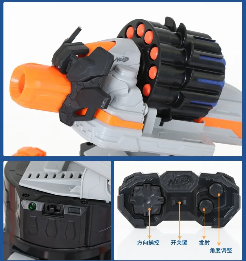 Licensed Nerf RC Battle Drone Combat Creatures Terradrone Remote