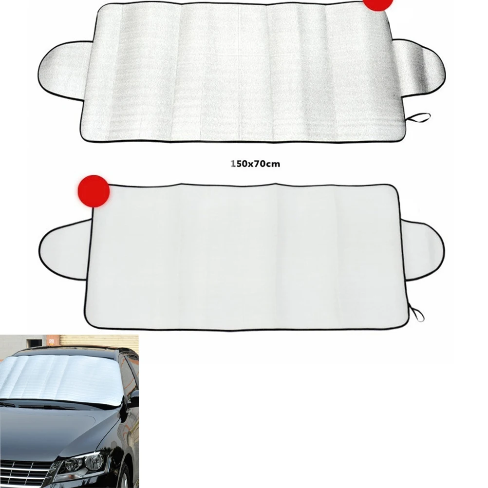 Portable Car Screen Windshield Anti Snow Frost Ice Dust Shield Sun Shade Cover
