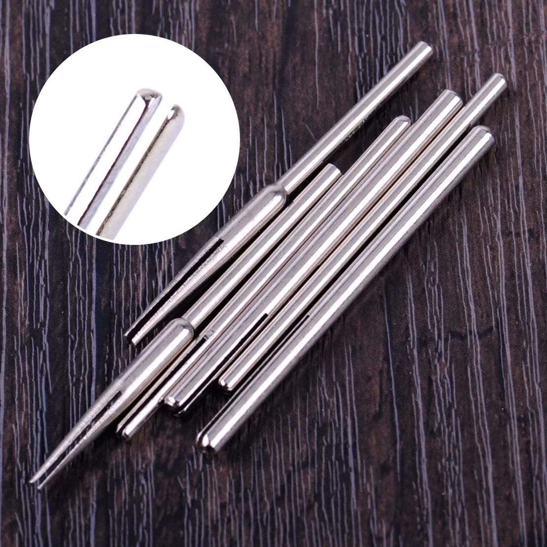 

LETAOSK High Quality 6pcs 3 Sizes Split Head Mandrel Handle Holding Clamping Sandpapers Tools Accessories
