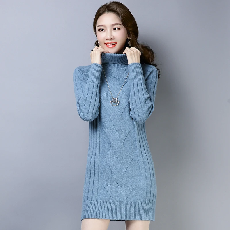 Best Price 5 Colors Brand Long Sweater Fall Winter Women Sweater Solid Color Knit Turtleneck Sweater Slim Bottoming Sweater Pullover Female Best Price 5 Colors Brand Long Sweater Fall Winter Women Sweater Solid Color Knit Turtleneck Sweater Slim Bottoming Sweater Pullover Female