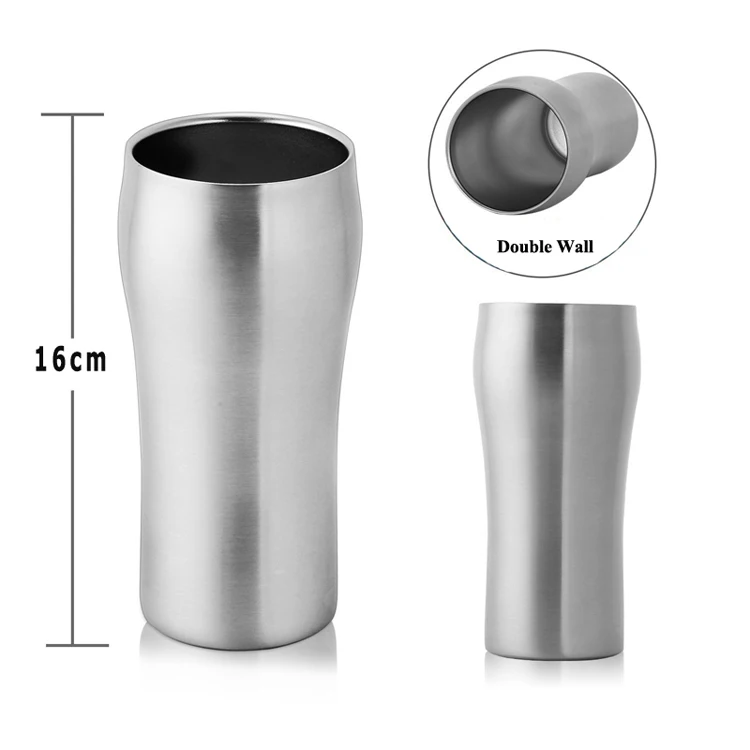 430ml Stainless Steel Tumbler Cups Large Beer Cup Simple Modern Double Wall Vacuum Insulated Coffee Mug Camping Home Bar Cups (5)