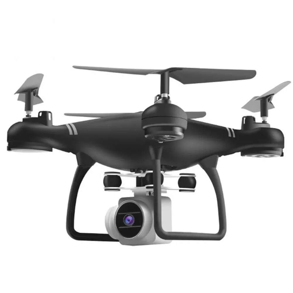 Rc дроны HD 1080P камера Wifi FPV Дрон пульт дистанционного управления Вертолет Летающий игрушечный Квадрокоптер игрушки для детей Дрон с камерой Самолет Rc - Цвет: Черный