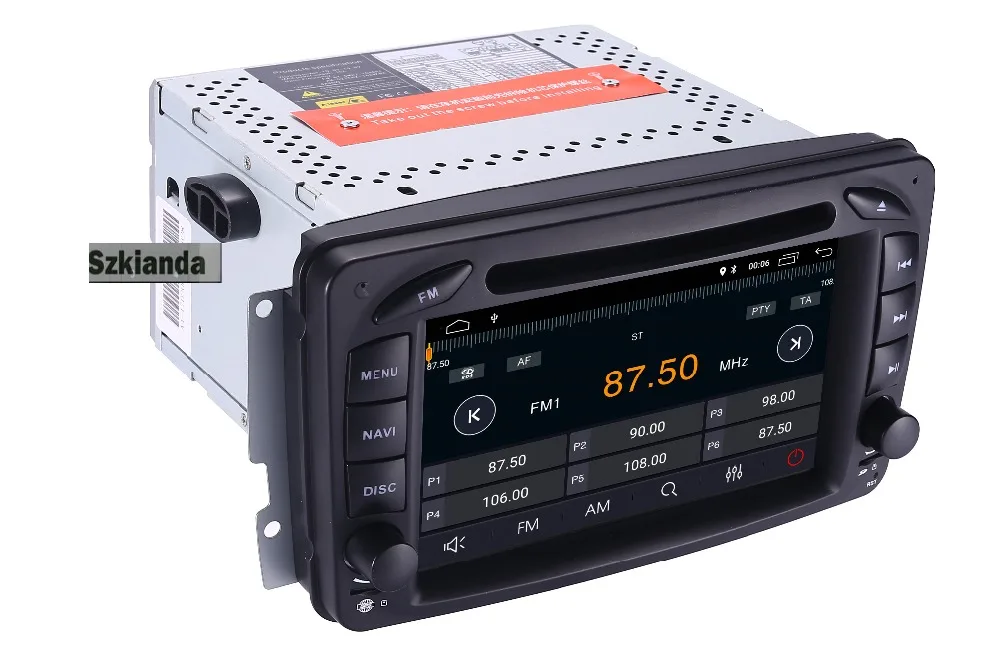 В наличии 7 "Android 10 автомобильный DVD плеер для Mercedes Benz CLK W209 W203 W463 W208 Wifi 3G GPS Bluetooth