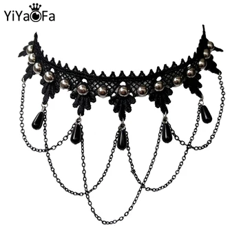 

YiYaoFa Vintage Choker Necklace for Women Gothic Jewelry Collar Necklaces Pendants Fashion Lady Party Jewelry GY165