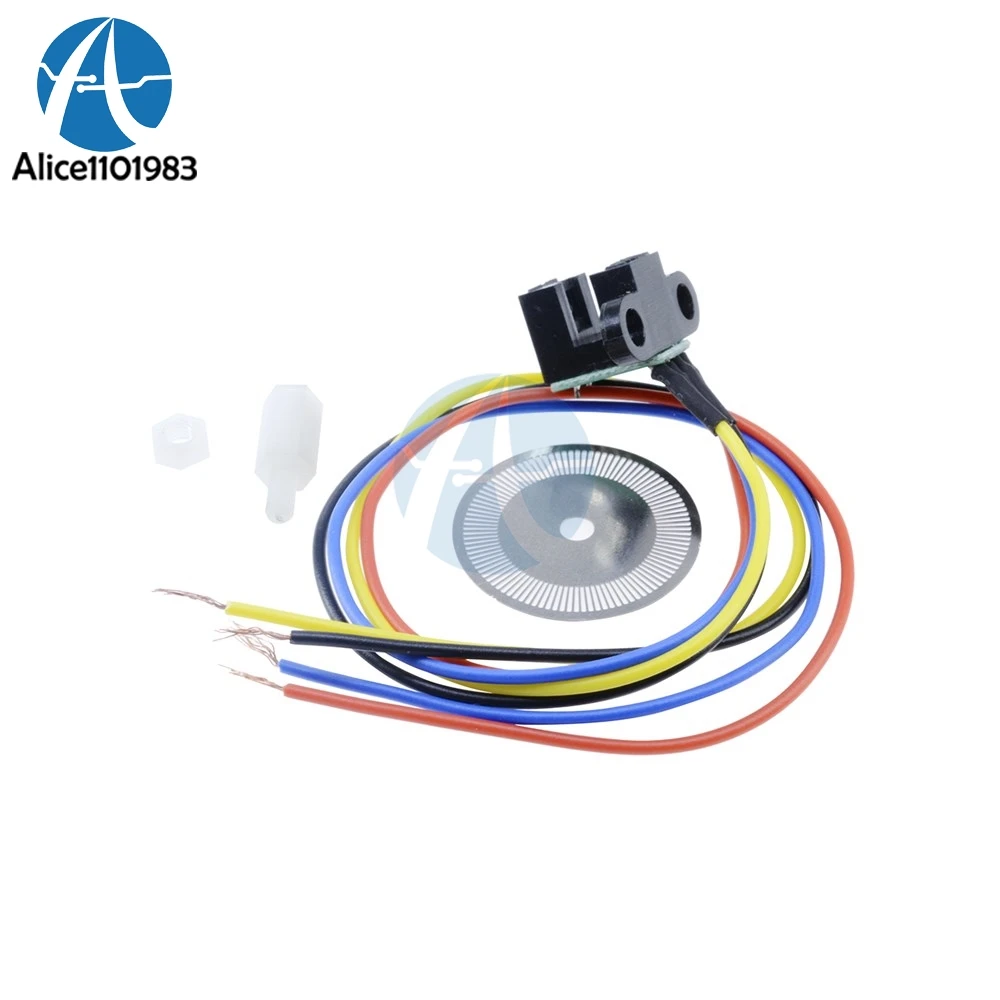 

Photoelectric Speed Sensor Encoder Code Disc Disk Code Wheel for Freescale Smart car 5v Laser Cutting Quadrature Signal Output