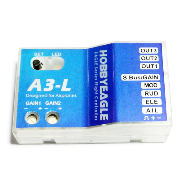

Hobby Eagle A3-L 3 Axis Airplane Gyro Flight Controller Stabilizer