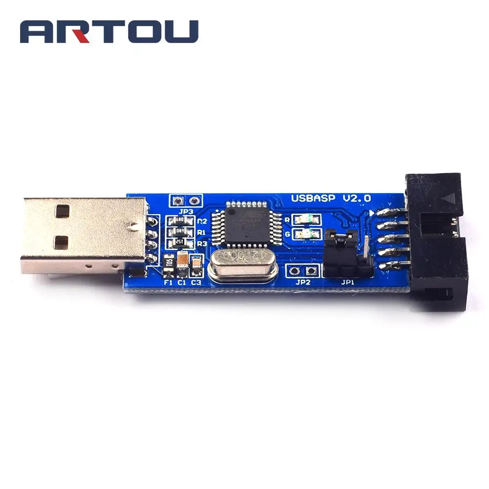 USBASP USB AVR программатор ISP ASP ATMEGA8 ATMEGA128 Поддержка Win7 64K|avr programmer|usb ispisp programmer |