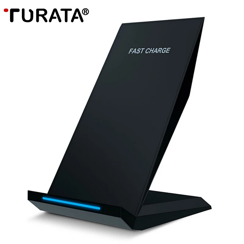

TURATA QI Wireless Charger For Samsung S9 S8 Note 8 S7 edge Wireless Fast Charger 10W Phone Charger Holder For iPhone X 8 Plus