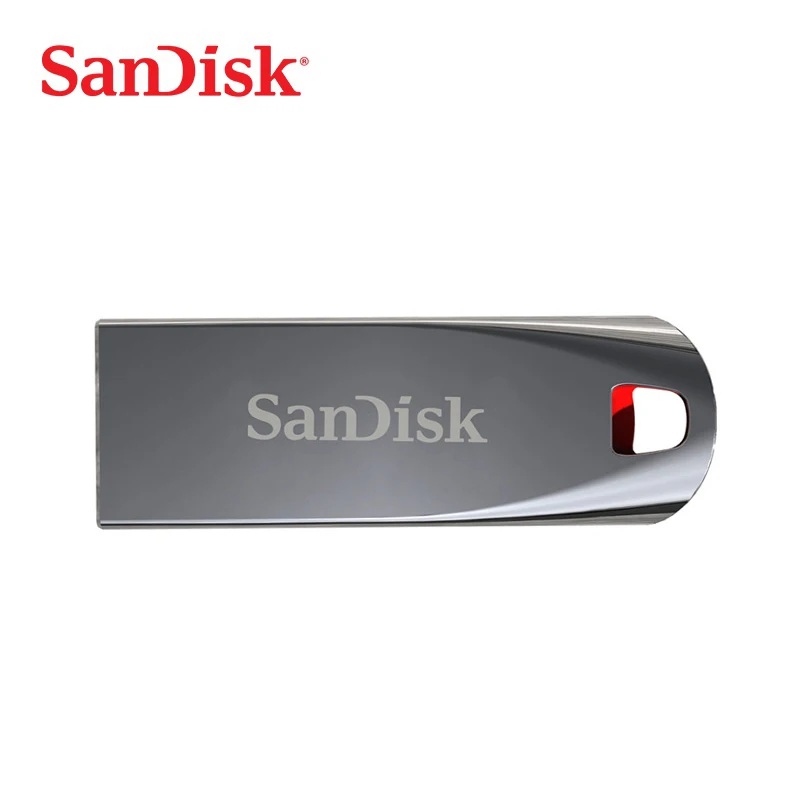 Новое поступление металлический USB флеш-накопитель sandisk 64 ГБ 32 ГБ 16 ГБ 8 ГБ флеш-карта памяти, Флеш накопитель usb флешка