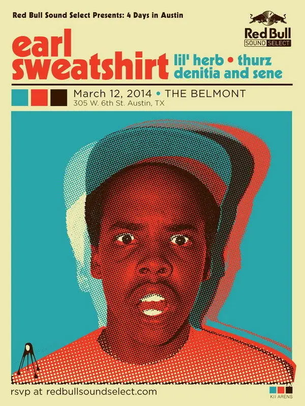 MX08692 Толстовка Earl-постер American OF Odd Future в стиле хип-хоп Музыка 14x19 дюймов | Дом и сад