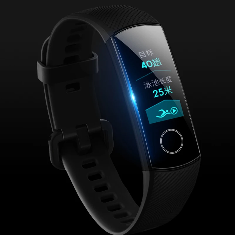 2 шт. анти-шок мягкий защитная пленка tpu для huawei Honor Band 4 защитные пленки Honor Band 4 бег полный экран крышка