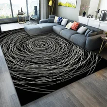 Скандинавский геометрический тренд простой полосатый ковер современный прямоугольный журнальный столик для гостиной диван коврик для спальни прикроватный коврик