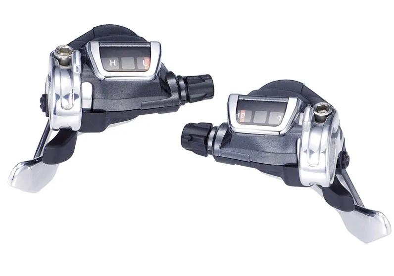 

Microshift flat handle bar racking road bike front 10 30 speed groupset control shifter DIP lever bicycle derailleur