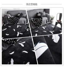 Nordic style Carpet Parlor Galaxy Space 3D Printed Flannel Soft Rugs Large Area Antiskid Rug and Carpets for Living Room Decor persian totem printed home decor antiskid rug