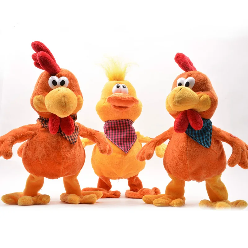 

Electronic Chicken Pet Robot Chicken Frog Toys With Sound Music Dance Electronic Pets Plush Toys For Children Birthday Gifts