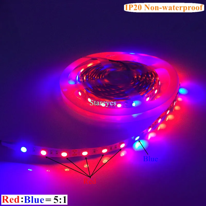 ตัวเลือกสินค้า ไฟ LED ปลูกพืช 5 เมตร 60 LED/ม.