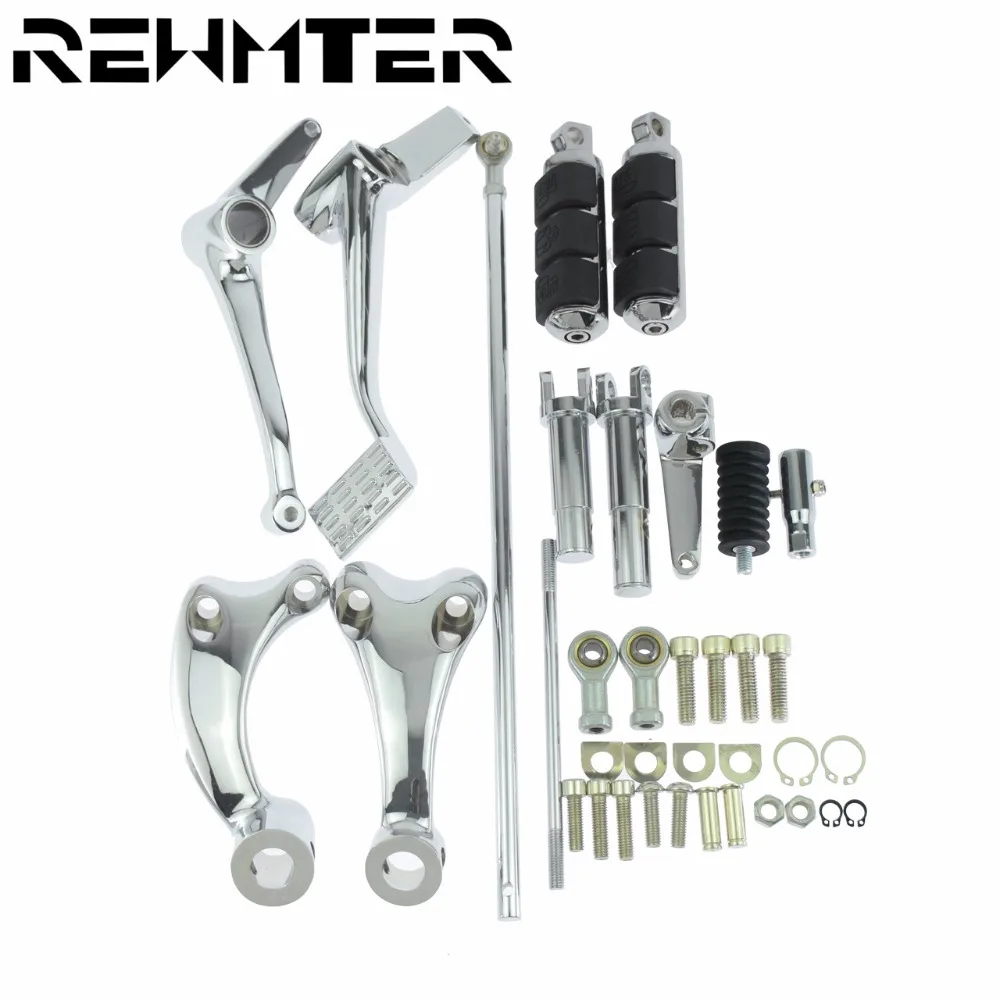 

Motorcycle Forward Controls Complete Kit Pegs& Levers& Linkages Black/Chrome For Harley Sportster 883 1200 XL 2004-2015 2016