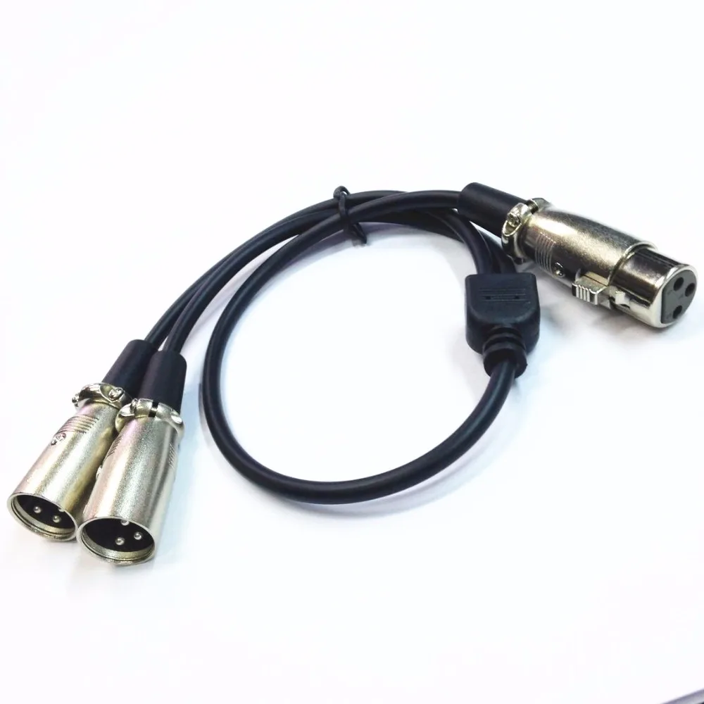 Xlr Female Y Split One Female To Two Male Microphone