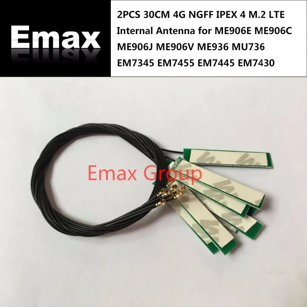 

2PCS 30CM 4G NGFF IPEX 4 M.2 LTE Internal Antenna for ME906E ME906C ME906J ME906V ME936 MU736 EM7345 EM7455 EM7445 EM7430