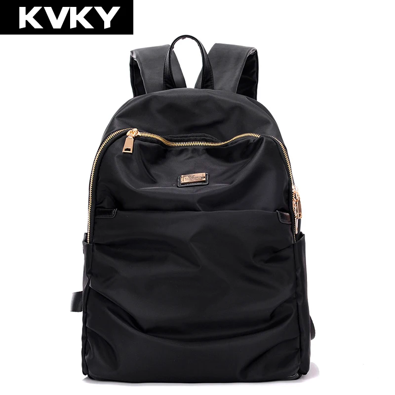 KVKY 2017 New font b Women b font Waterproof Nylon font b Backpack b font Lady