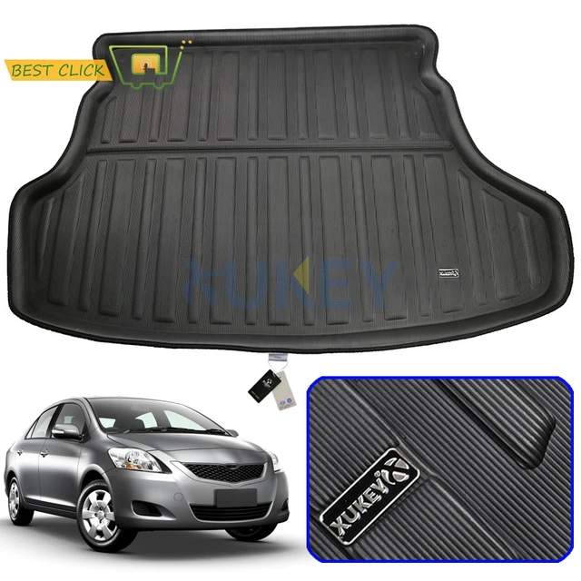Fit For Toyota Yaris Vios Belta TPR Rear Trunk Liner Back Boot Cargo
