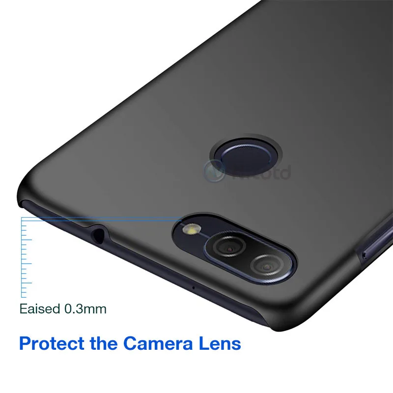 Жесткий чехол для Asus Zenfone Max Plus (M1) ZB570TL роскошный матовый пластиковый телефона