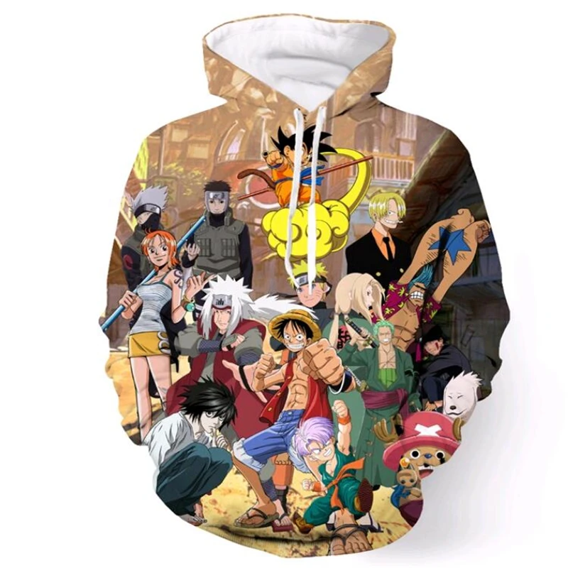 Men S Clothing One Piece Mens Anime 3d Print Hoodie Cotton Crew Neck Luffy Pullover Sweater Clothing Shoes Accessories Vishawatch Com