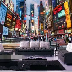 Manhattan 3d papel де paede KTV рисового вина десерт кафе персональную тему обои улицах Нью-Йорк 3d Настенные обои