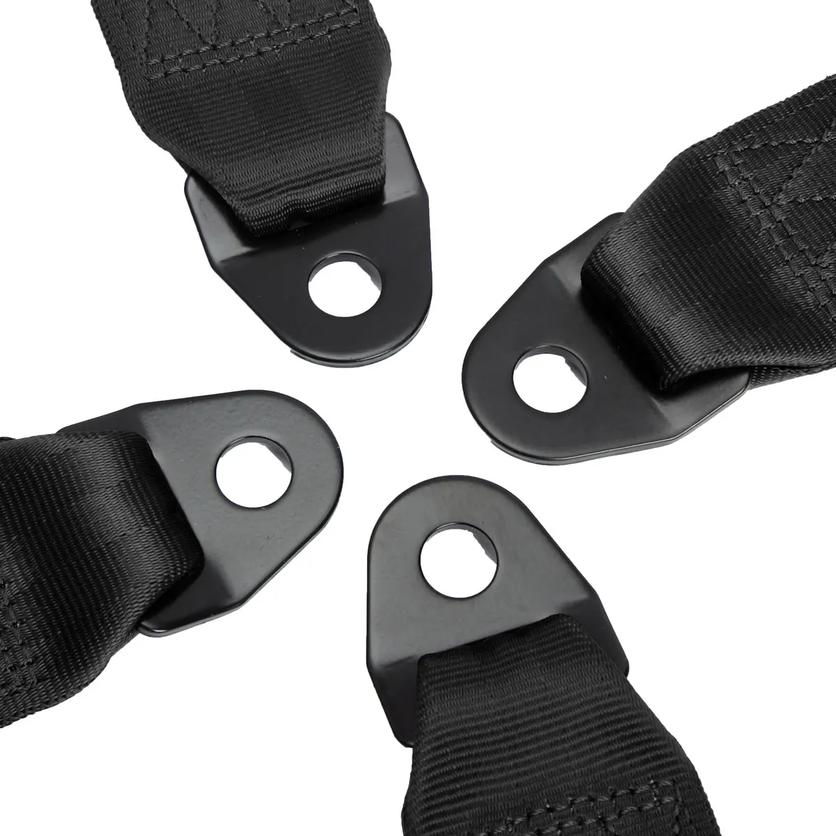 Universal Sports Racing Harness Car Safety Seat Belt Buckle 4 Point Fixing Mounting Quick Release Seatbelts