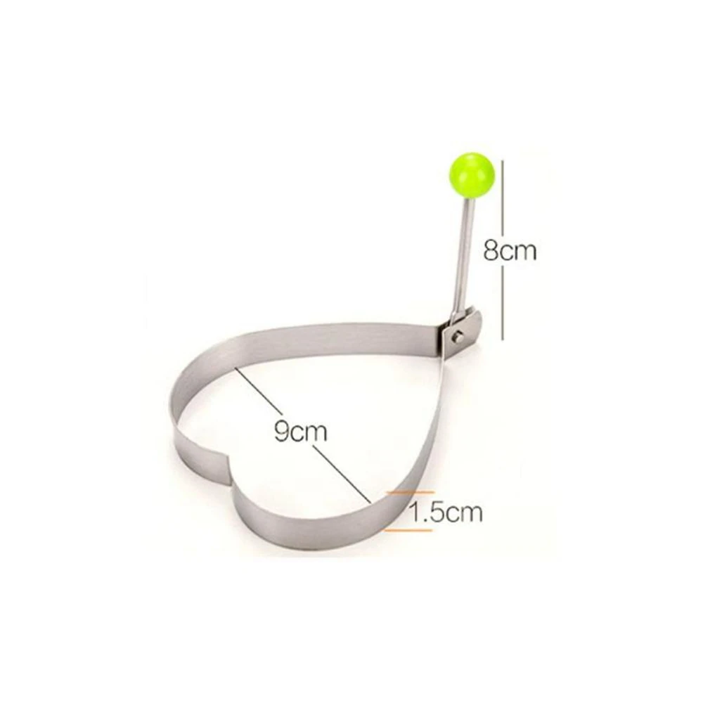 4 PCS Fried Egg Mold Stainless Steel Pancake Ring Kitchen Tool