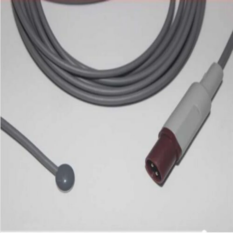 Датчик температуры кожи для взрослых 2 контакта 3 м совместимый с Philips/HP |