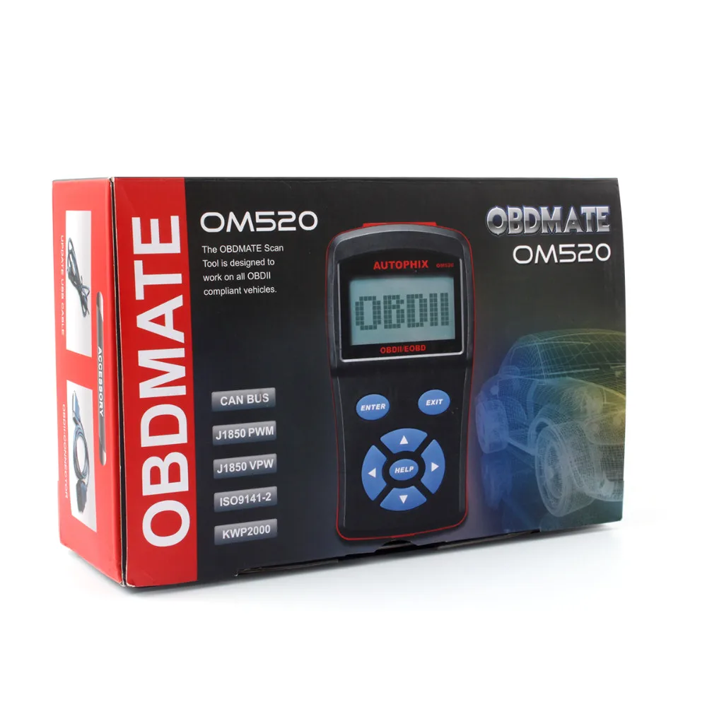 OBDII Code Reader Automotive Scanner OBDMate OM520-21