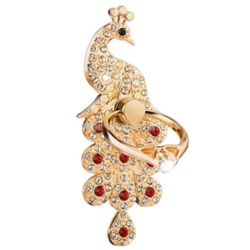 

Luxury Rhinestone Shape Universal Phone Ring Stand Multi-Angle Portable Stand 360 Rotation 3D Aluminum Alloy Ring Grip