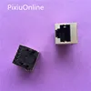 2PCS/LOT  YT2035B  RJ45 5224 Belt lamp Vertical Belt lamp RJ45 Socket Network interface Network socket 5224-8P8C  Brass Pin ► Photo 3/5