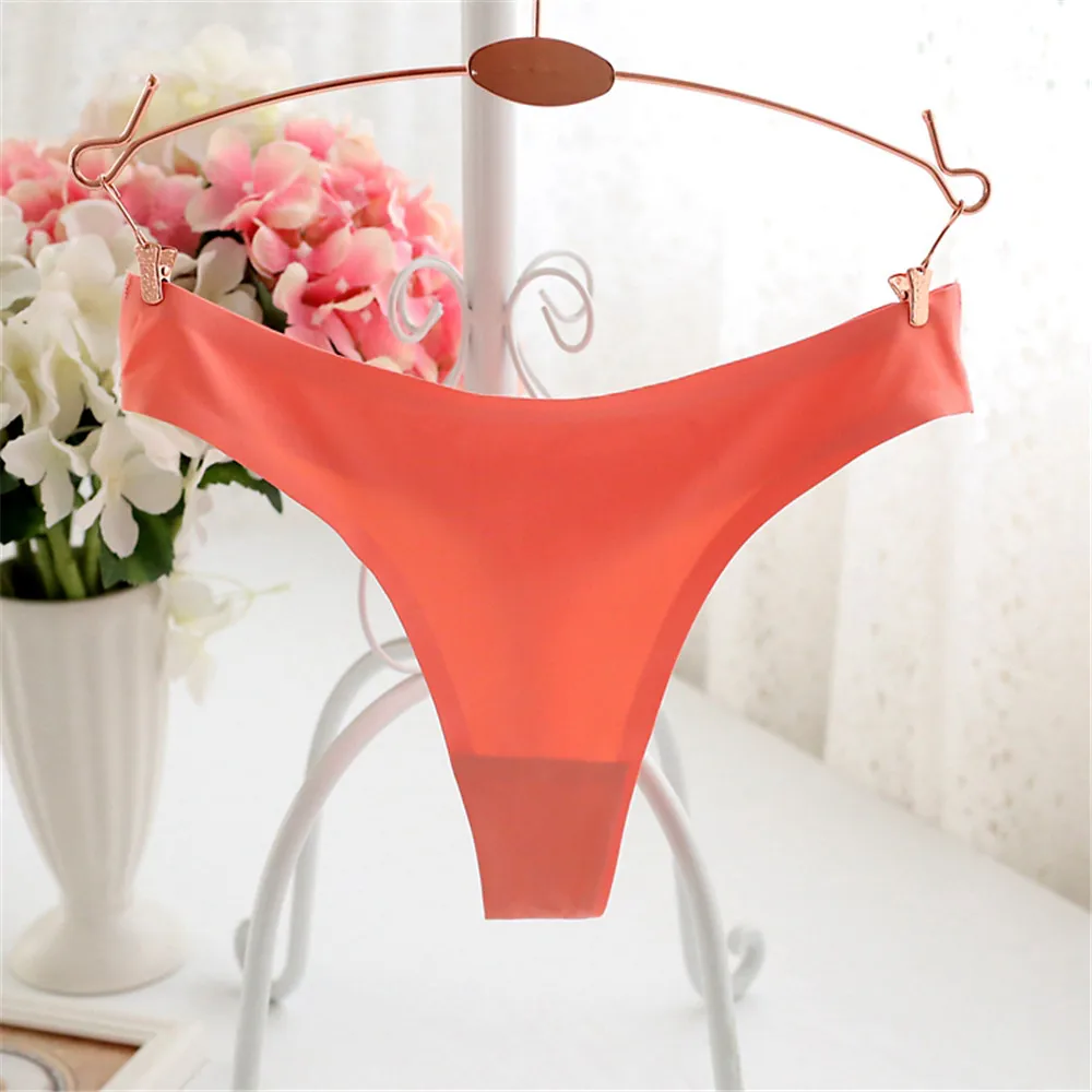 

underwear women Panties Ultra-thin Viscose Seamless Briefs Comfort low-Rise Ruffles Sexy Lingerie New underwear pink calcinhas