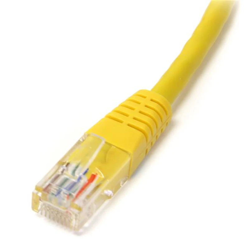 spesifikasi StarTech.com 2 Persegi Kuning Dibentuk Kategori 5e (350 MHz) UTP Patch Cable, 0,61 M, Amarillo