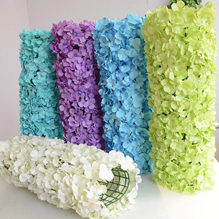 

40x60cm Hydrangea flower carpet arch wall guelder artificial flower decorative DIY guide arch way T station background wall
