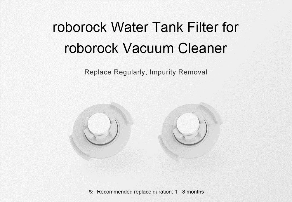12 Pcs Roborock Water Tank Filter Strainers for XIAOMI MI Robot Vacuum Cleaner